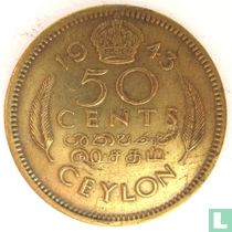Ceylan 50 cents 1943