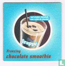 Freezing chocolate smoothie Frappé