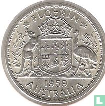 Australia 1 florin 1959