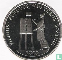 Lituanie 1 litas 2009 "Vilnius - Capitale européenne de la culture"