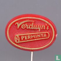 Verduyn's Perminta (large oval) [gold on red]