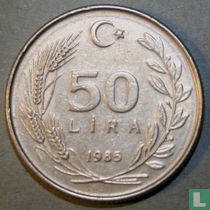 Turkije 50 lira 1985
