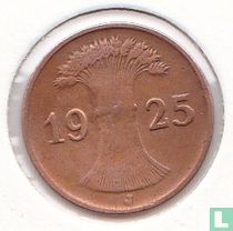 Deutsches Reich 1 Reichspfennig 1925 (J)