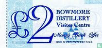 Bowmore Distillery entrance tickets catalogue