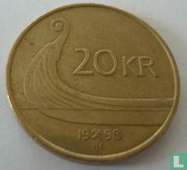 Norvège 20 kroner 1998