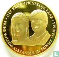 Dubbelportret Willem-Alexander en Maxima