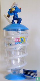 Smurfs drinking cup with straw