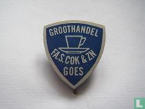 Groothandel Fa. S. Cok en Zn Goes [blauw]