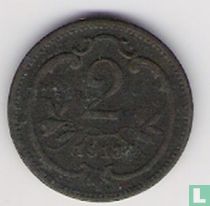 Österreich 2 Heller 1913