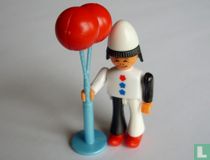 Ballonnenverkoper (rechterbeen zwart)