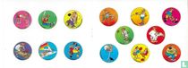 14 maffe stickers van Jan van Haasteren kado van Eppo Wordt Vervolgd