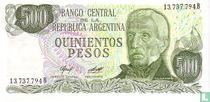 Argentinien 500 Pesos 1977