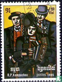 Trois musiciens par François Léger acheter