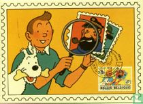 Carte de Voeux Tintin 1980 - Kerstkaart Kuifje 1980 - Hergé