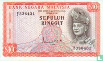 Malaysia 10 Ringgit ND (1972)
