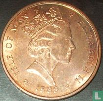 Isle of Man 2 pence 1988 (AA)