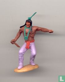 Indianer mit Dolch
