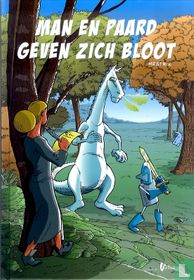 Man en paard geven zich bloot