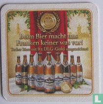 Beim Bier macht uns Franken 9,5 cm