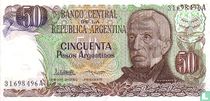 Argentine 50 pesos argentins