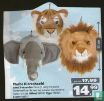 Plush animal head