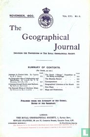 THE GEOGRAPHICAL JOURNAL NOVEMBER 1900 