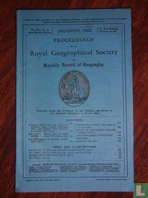 Royal Geographical Society December 1892