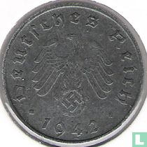 Empire allemand 10 reichspfennig 1942 (D) acheter