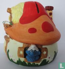 Schlumpfhaus-Sparschwein