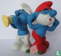 Music Smurf and Papa Smurf