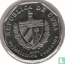 Cuba 25 centavos 2000