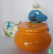 Schtroumpf avec tirelire