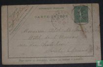 Carte-Lettre Type Semeuse
