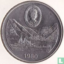 Sainte-Hélène 25 pence 1980 "80th birthday of Queen Mother"
