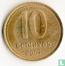 Argentina 10 centavos 2007