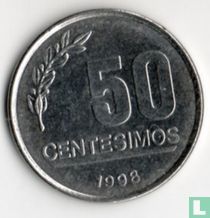 Uruguay 50 Centesimo 1998