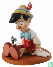 WDCC Pinocchio & Jiminy Cricket "Anytime You Need Me, You Know, Just Whistle"