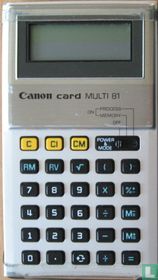 Canon card MULTI 81
