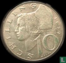 Austria 10 schilling 1959