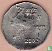 Inde 2 roupies 2002 (Calcutta - type 1)