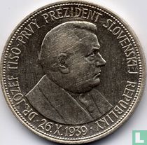 Slowakije 20 korun 1939 "Jozef Tiso - The first president of Slovak Republic 1939"