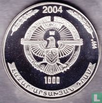 Nagorno-Karabach 1000 Dram 2004 (PP) "Armenische Karte"