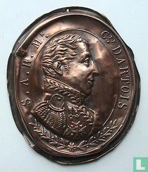 Medaillon "S.A.R.M.  Conte D'Artois"