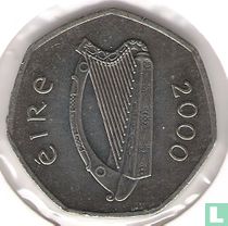 Irlande 50 pence 2000