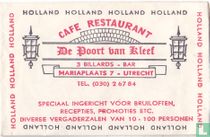 Café Restaurant De Poort van Kleef 
