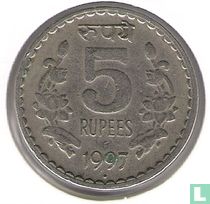 India 5 rupees 1997 (Noida)
