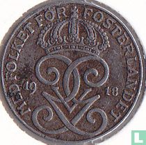 Suède 2 öre 1918