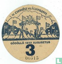 Visitor badge 1933 - 3