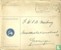 La Haye - Enveloppe de service PTT
