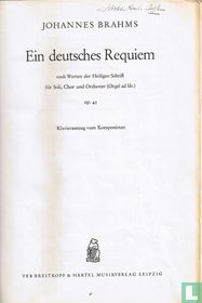 Brahms Ein Deutsches Requiem
